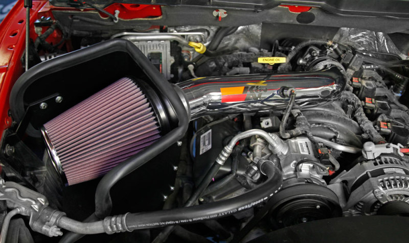 Ram 1500 Performance Air Intake - K&N Engineering - High Flow, Mandrel-Bent Aluminum - 2013